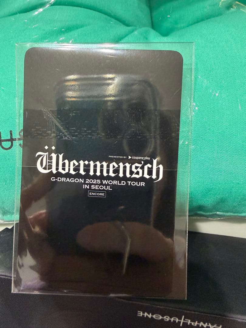 G-DRAGON ÜBERMENSCH ENCORE SEOUL 特典グッズ