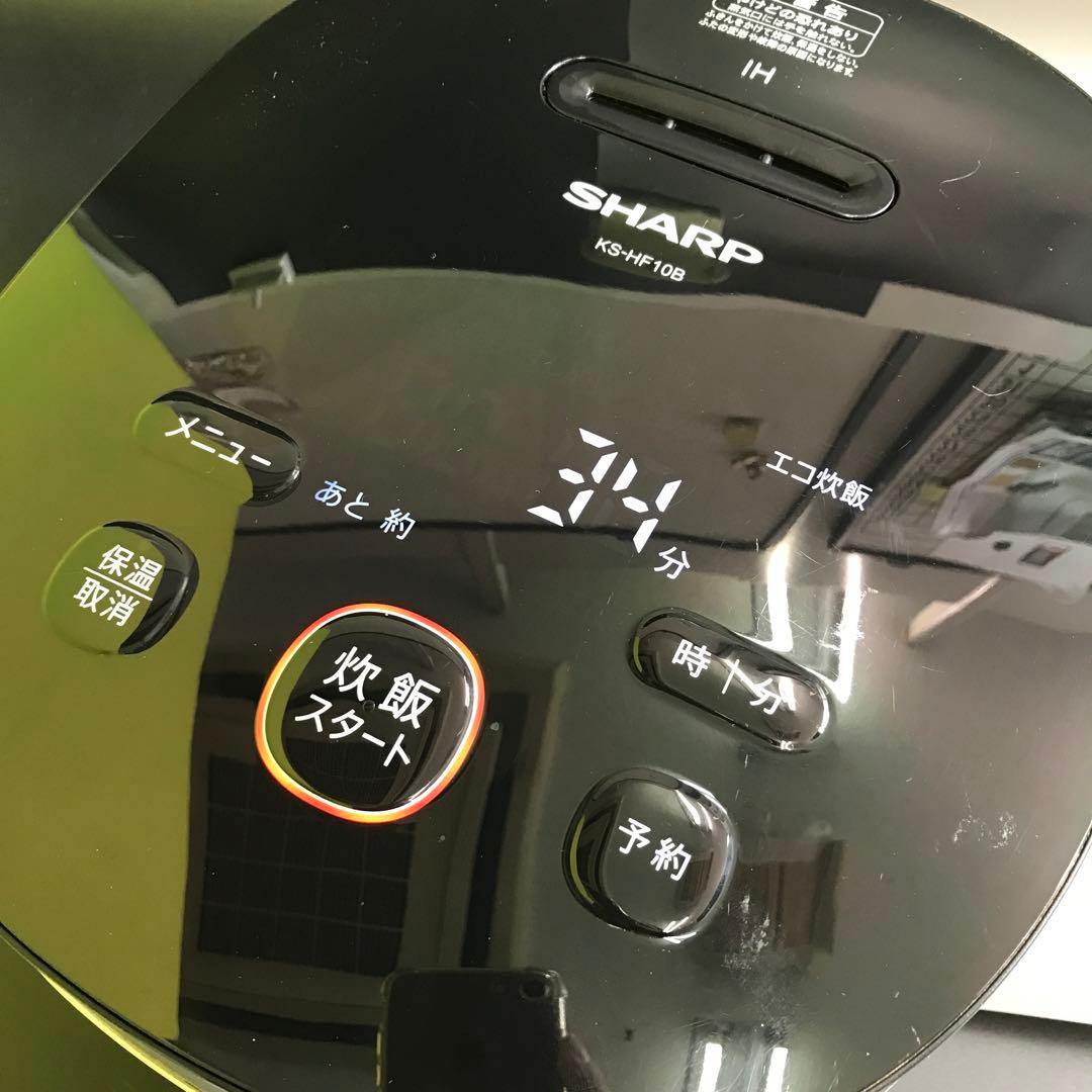 SHARP KS-HF10B IH 炊飯器　ブラック　2020年製　5.5合