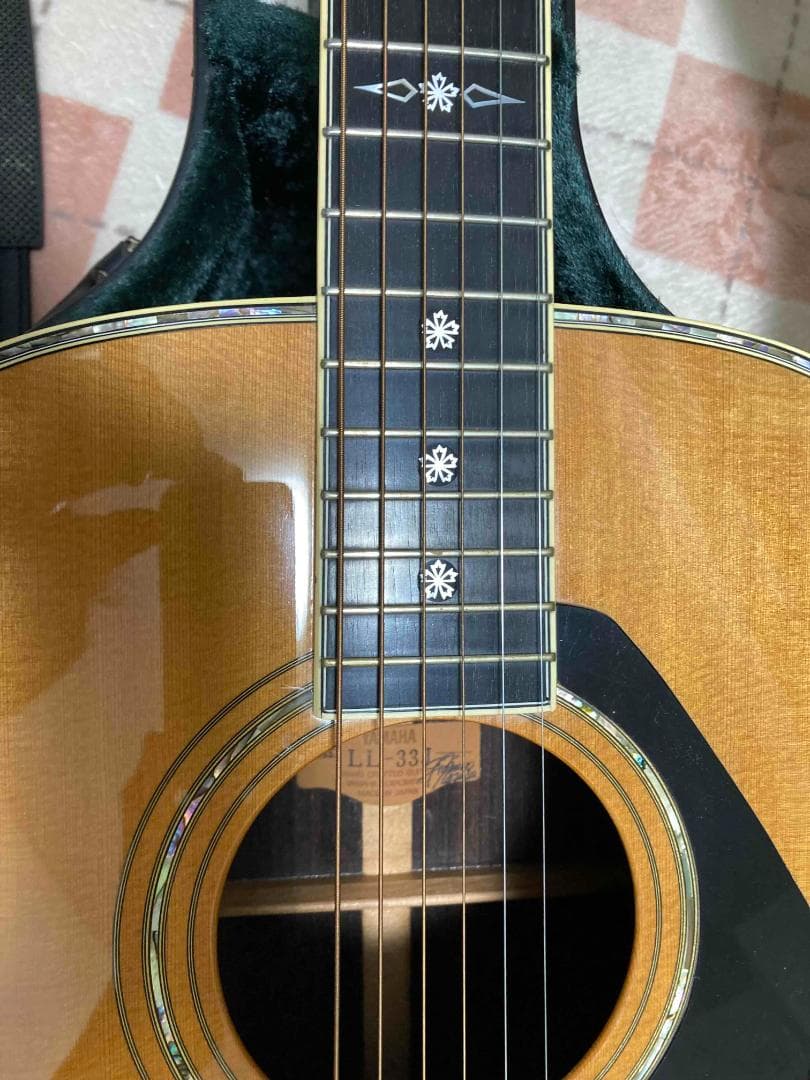 み*ん様 Yamaha LL-33J　ハードケース付　エレアコジャンク品