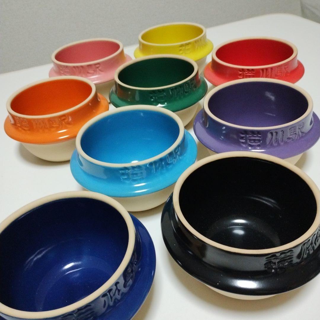 横川駅おぎのや 「峠の釜めし」の釜9色