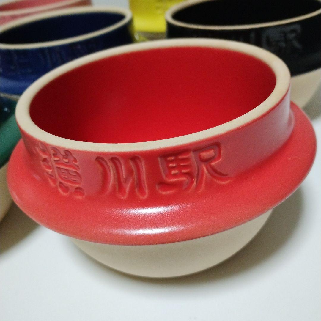 横川駅おぎのや 「峠の釜めし」の釜9色