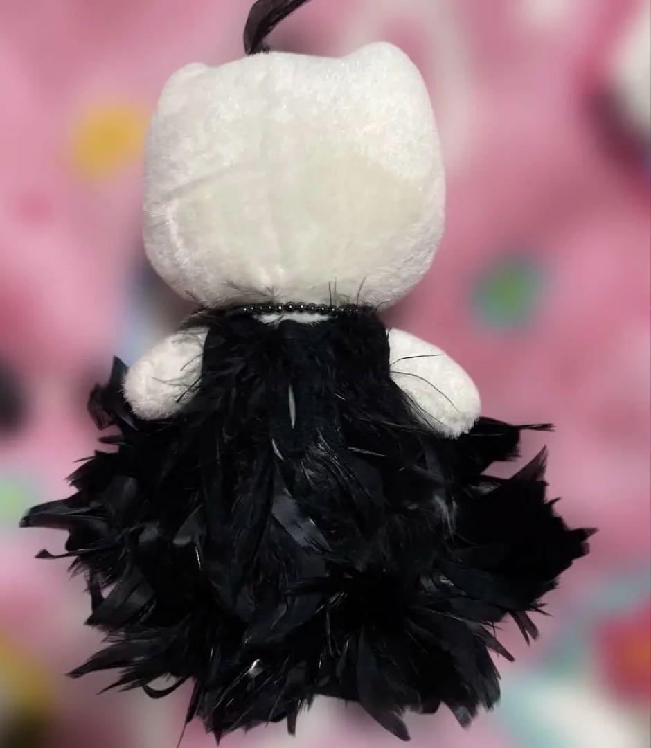 ハローキティ×美空ひばりコラボ 黒ドレス ぬいぐるみ激レア品☆2000年製