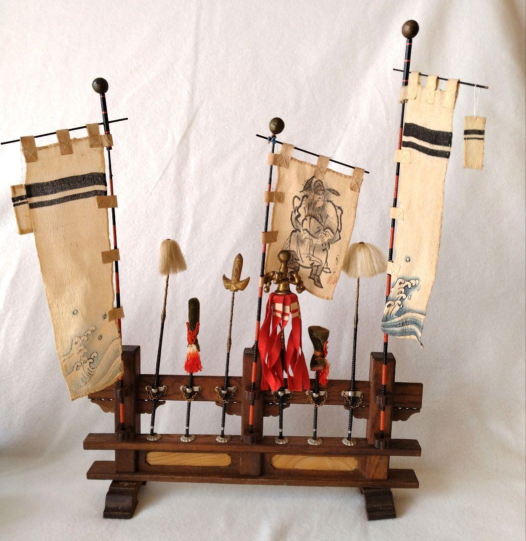 五月人形　旗飾り　鯉のぼり　御粽揃 　三宝　柏餅台 など　大正時代