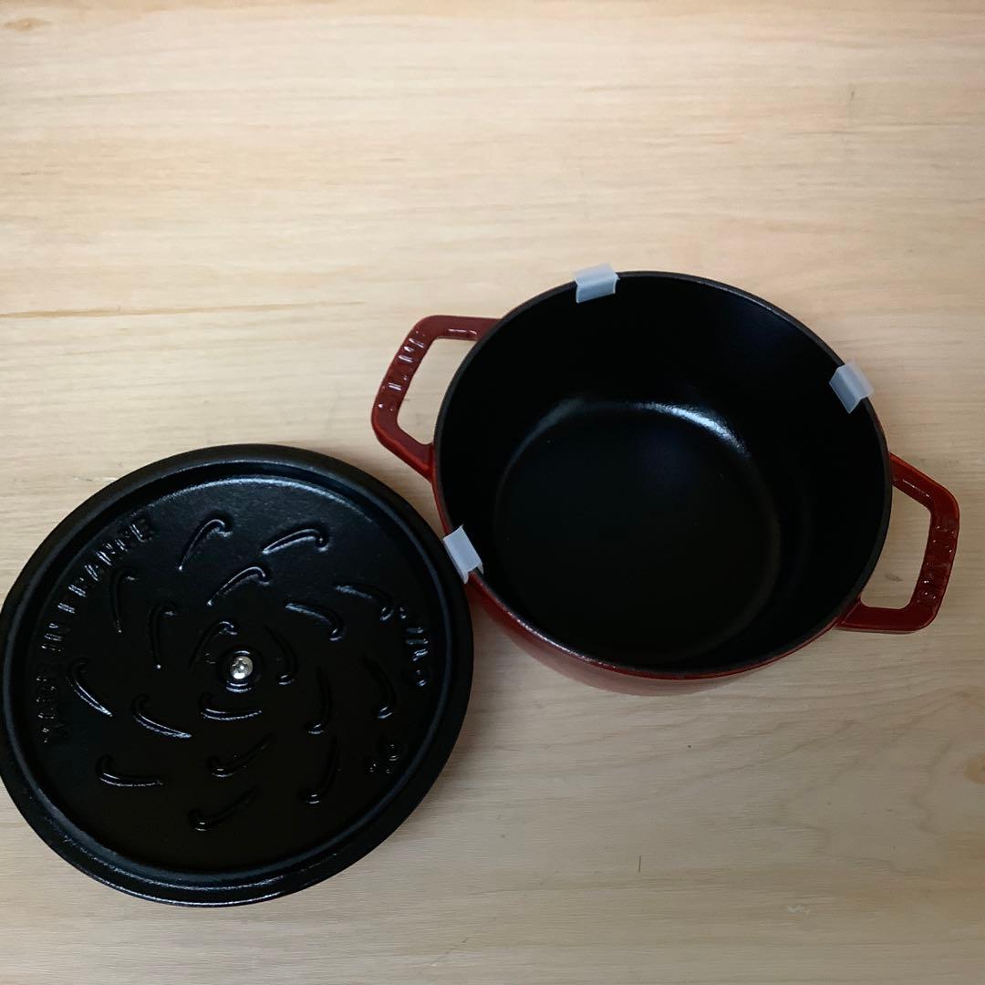 ストウブ Wa-NABE フレンチオーブン リリー 16cm チェリー　※278