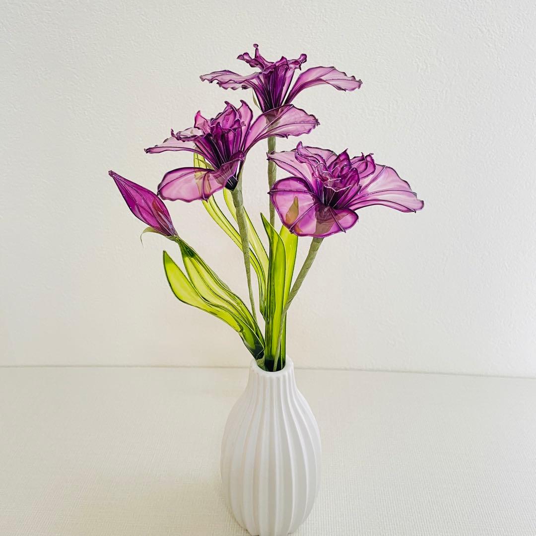 アメリカンフラワー　斑入りゴールド椿と千両他 ディップフラワー