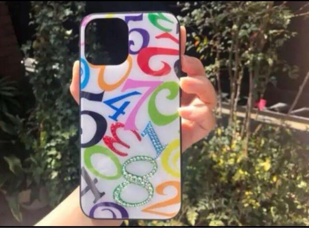 iPhone11/11proMax/12mini 強化ガラス スワロフスキー