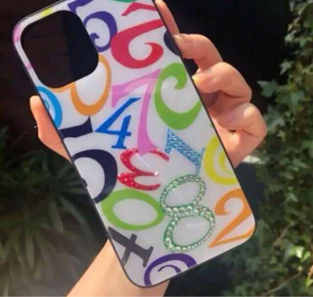 iPhone11/11proMax/12mini 強化ガラス スワロフスキー