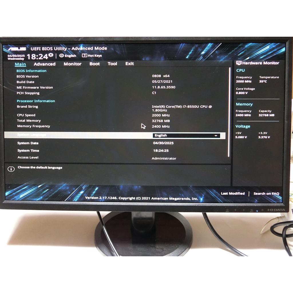 ミニPC ASUS Mini PC PN60