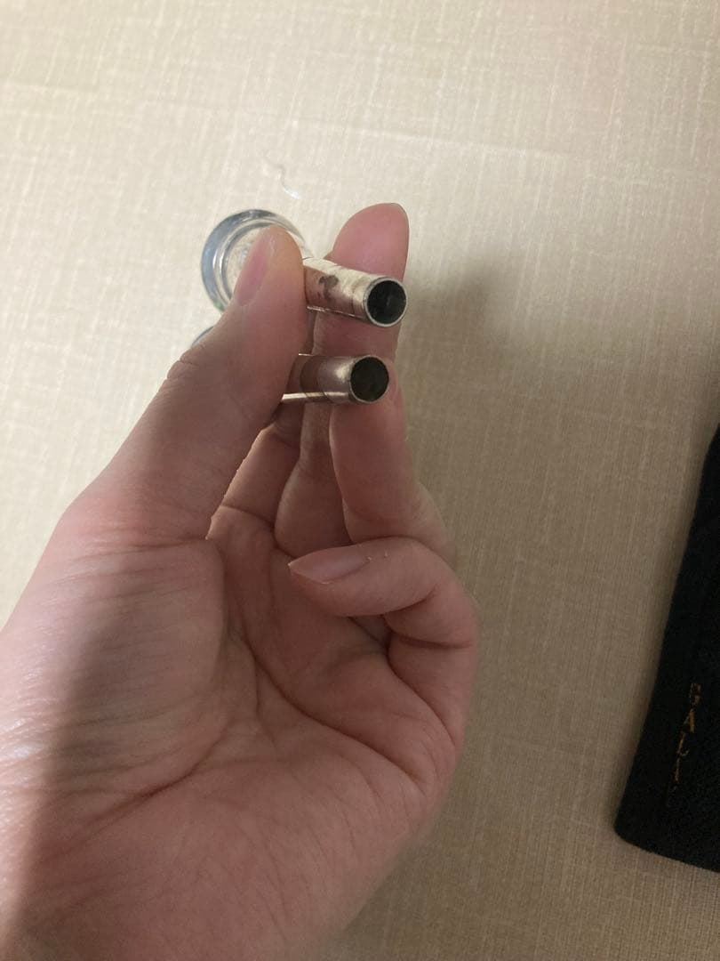 ホルン　マウスピース 2個セット ポーチ付き　吹奏楽