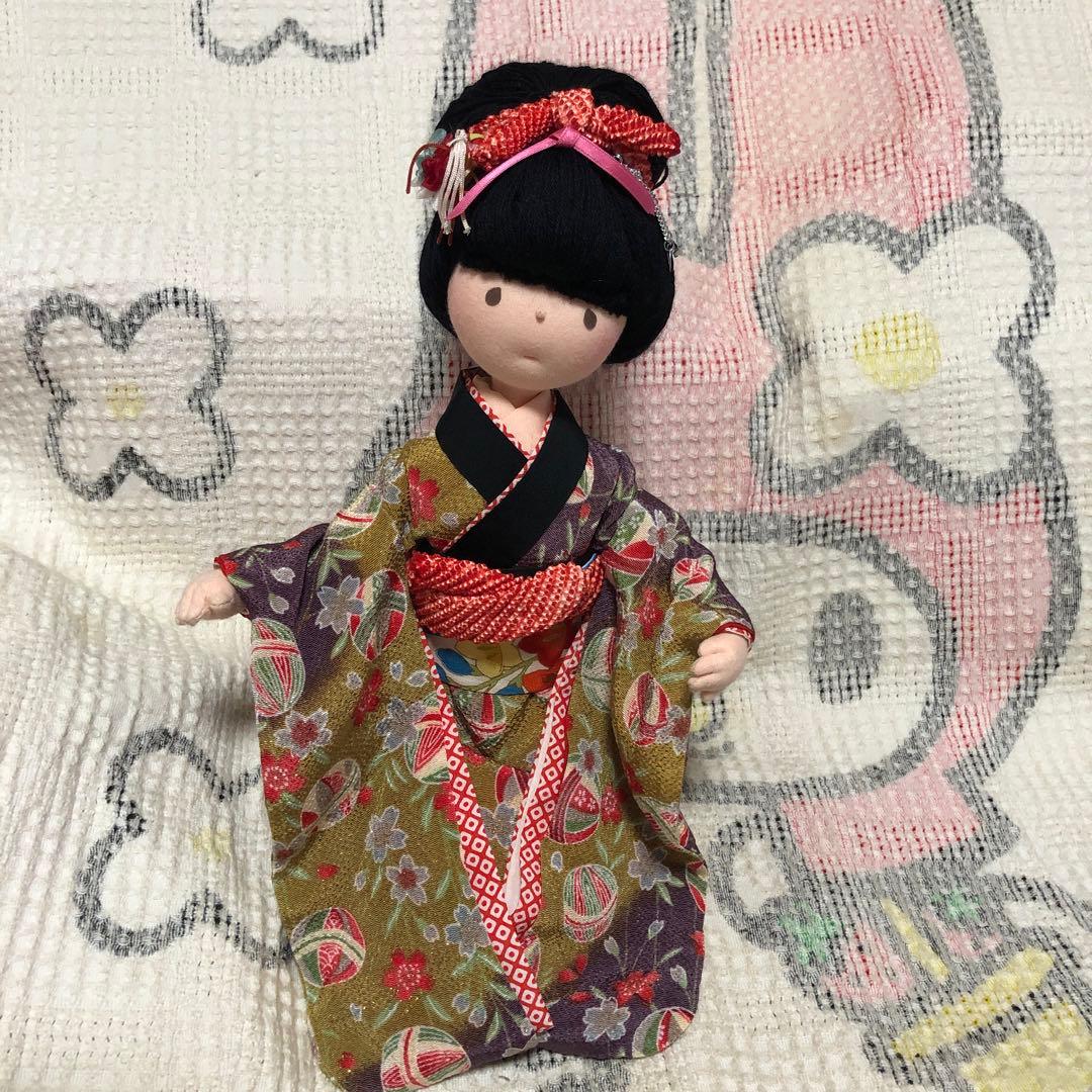 米山京子　米山京子風　和服　着物　人形　3体セット　中古品