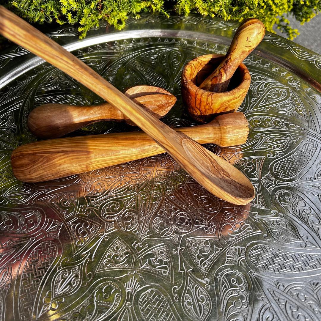 オリーブの木　お料理にちょっと役に立つアイテム　4点セット