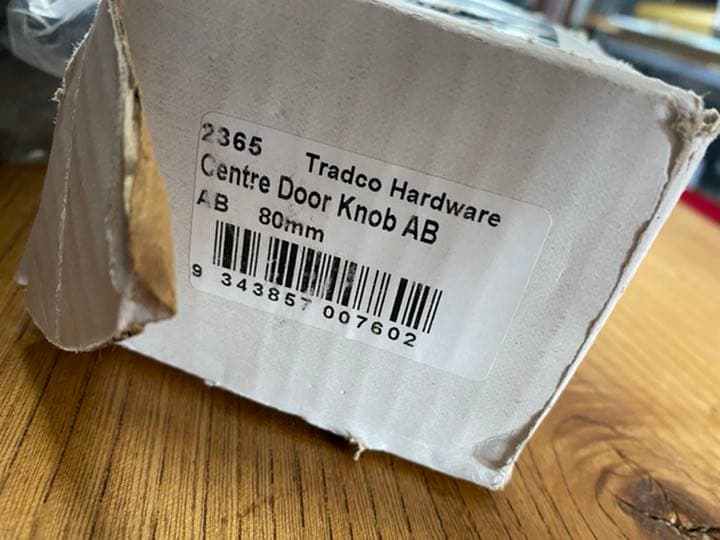 アンティーク ドアノブ 2個 TRADITIONAL HARDWARE ブロンズ