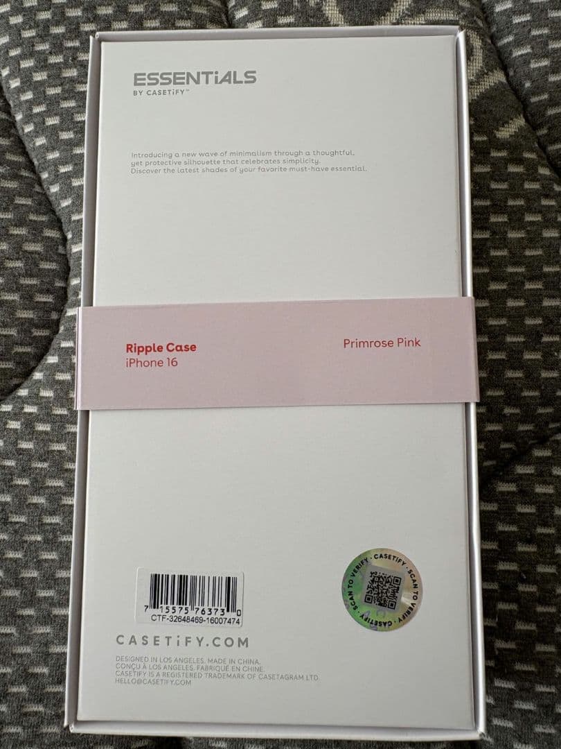 CASETiFY ウェーブシリコンケース　iPhone16ピンク