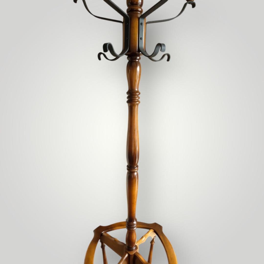 karimoku カリモク コロニアル ポールハンガー ハンガースタンド 傘立て