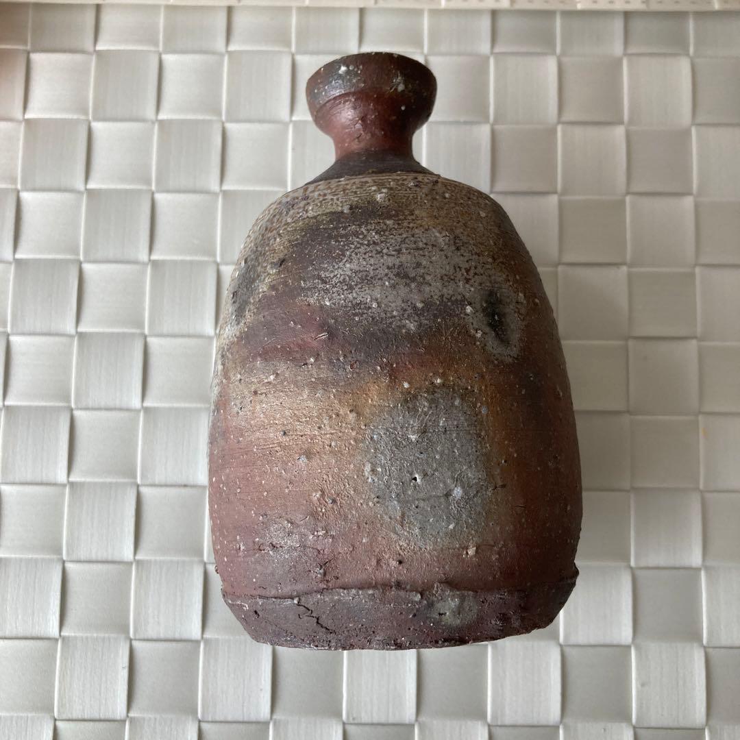 備前市無形文化財 鈴木黄弌　備前焼 徳利