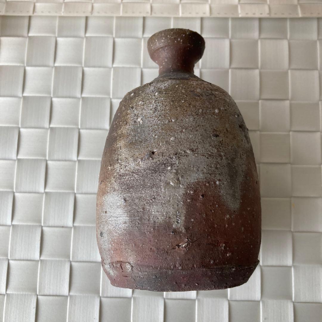 備前市無形文化財 鈴木黄弌　備前焼 徳利