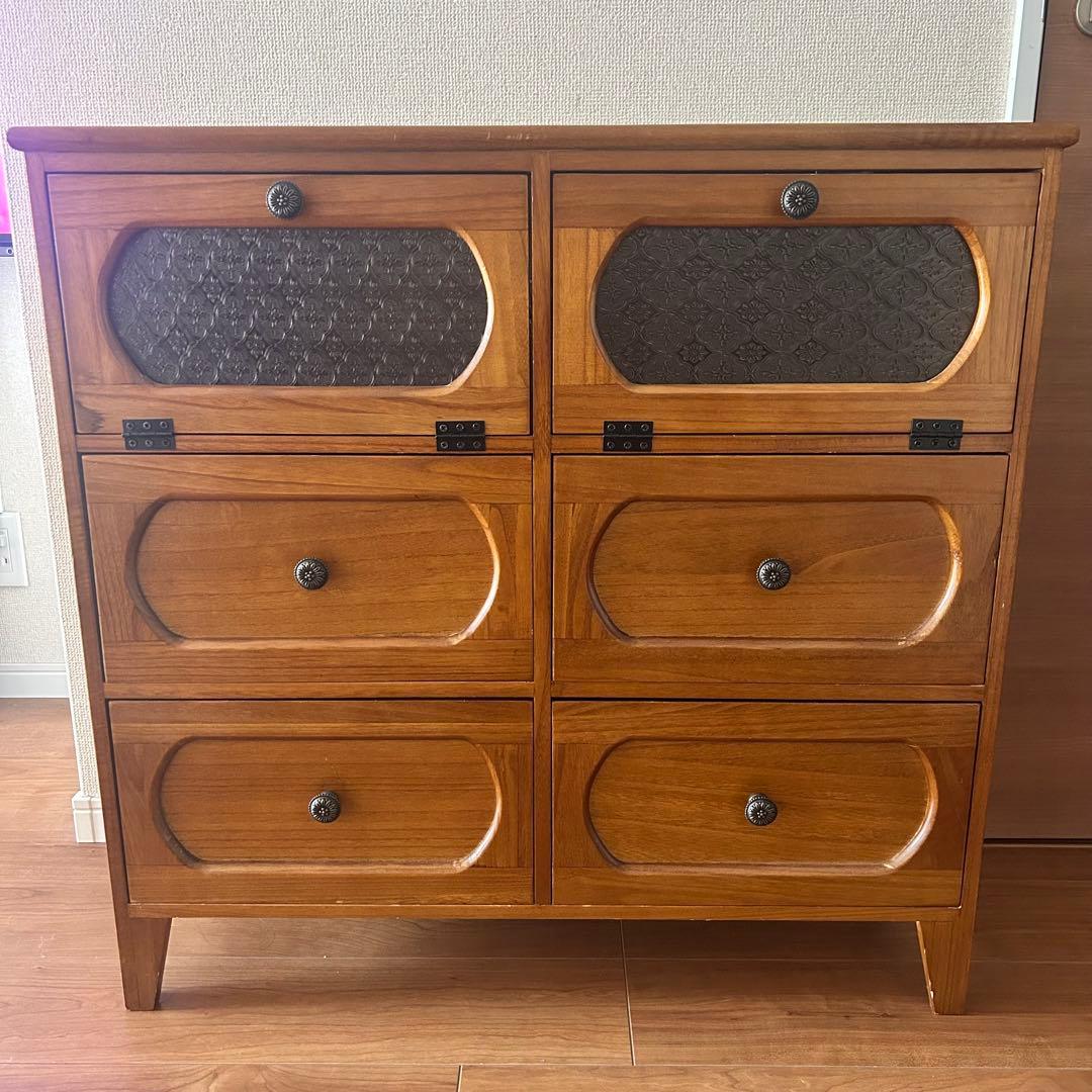 B-COMPANY チェスト 木製 アンティーク調 収納家具