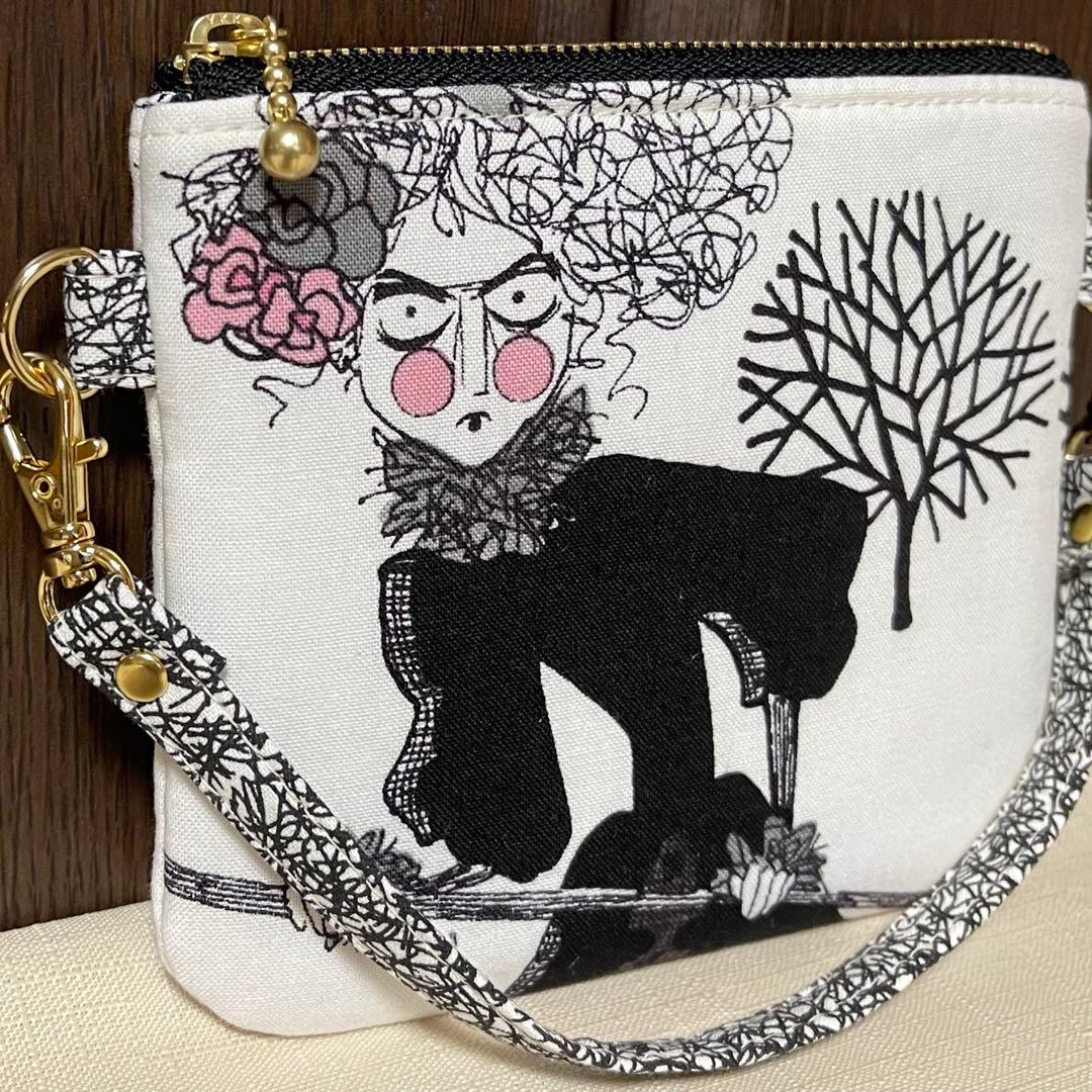 ♡12㎝ファスナーミニポーチ♡ ハンドメイド　アレキサンダーヘンリー