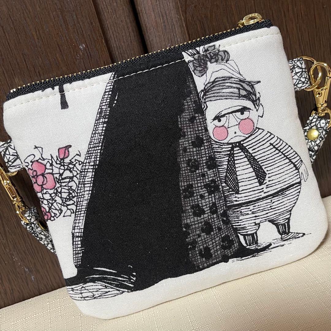 ♡12㎝ファスナーミニポーチ♡ ハンドメイド　アレキサンダーヘンリー