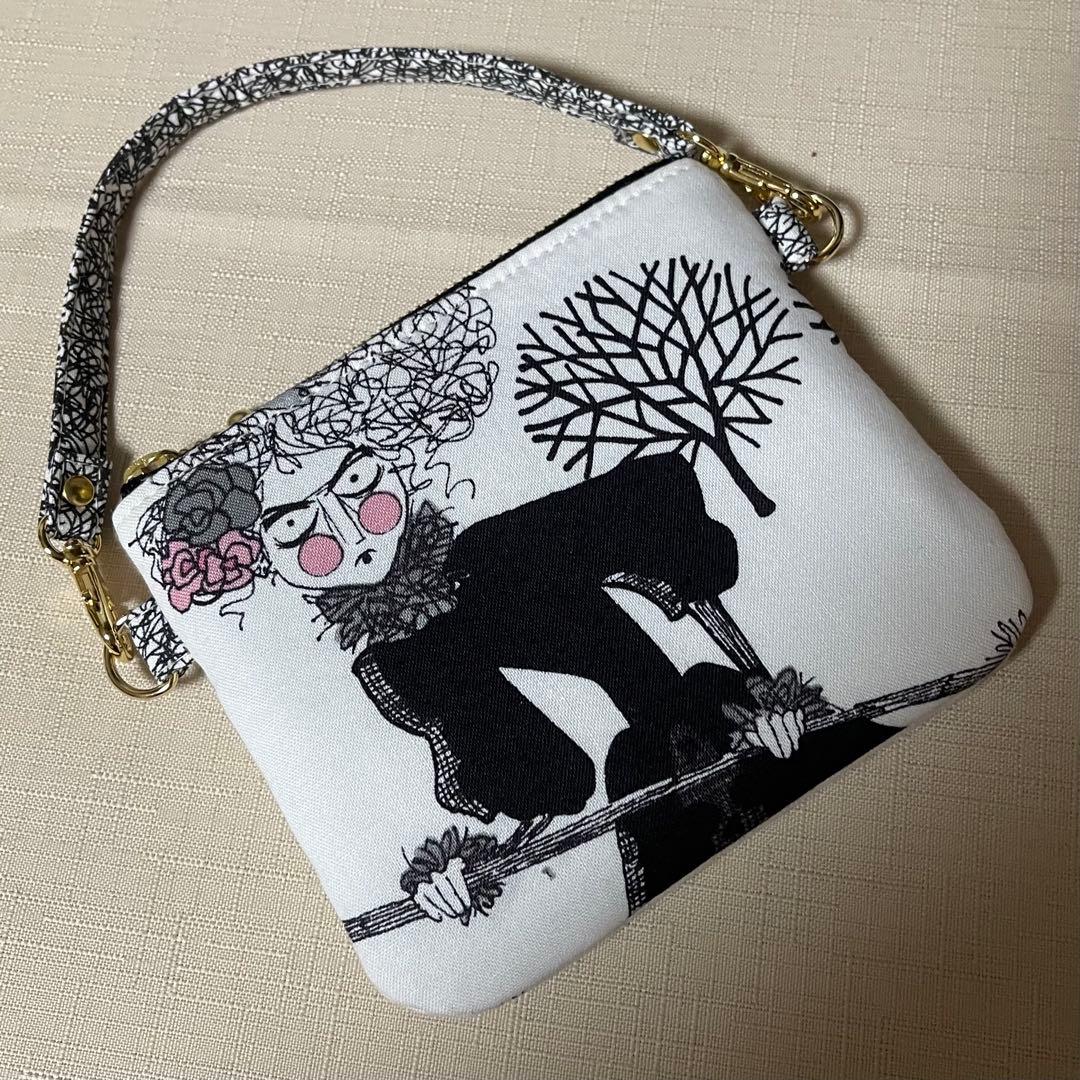 ♡12㎝ファスナーミニポーチ♡ ハンドメイド　アレキサンダーヘンリー