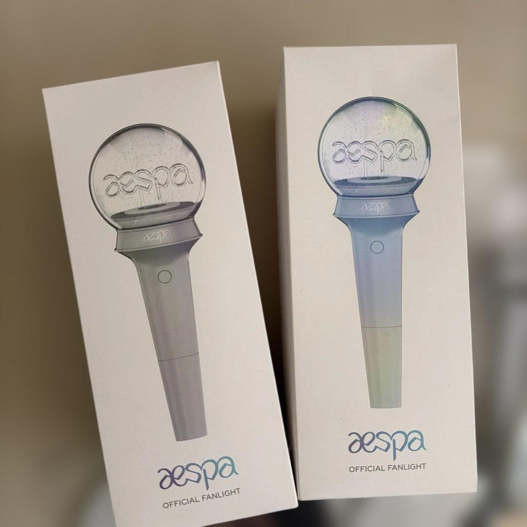 aespa まとめ売り　東京ドーム　SYNK うちわ　ペンライト　タオル