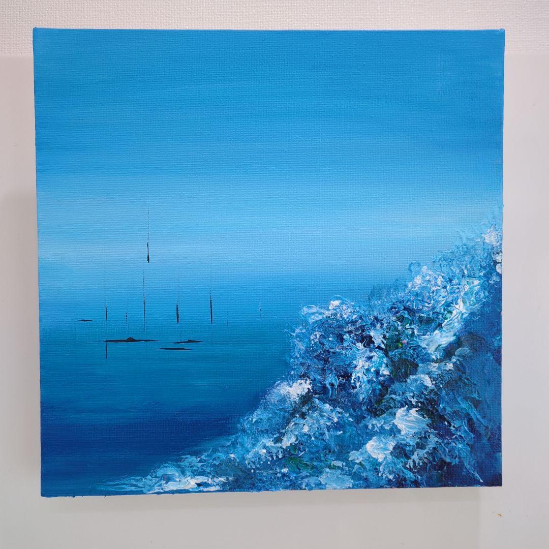 抽象画　絵画　作品名　春から夏へ