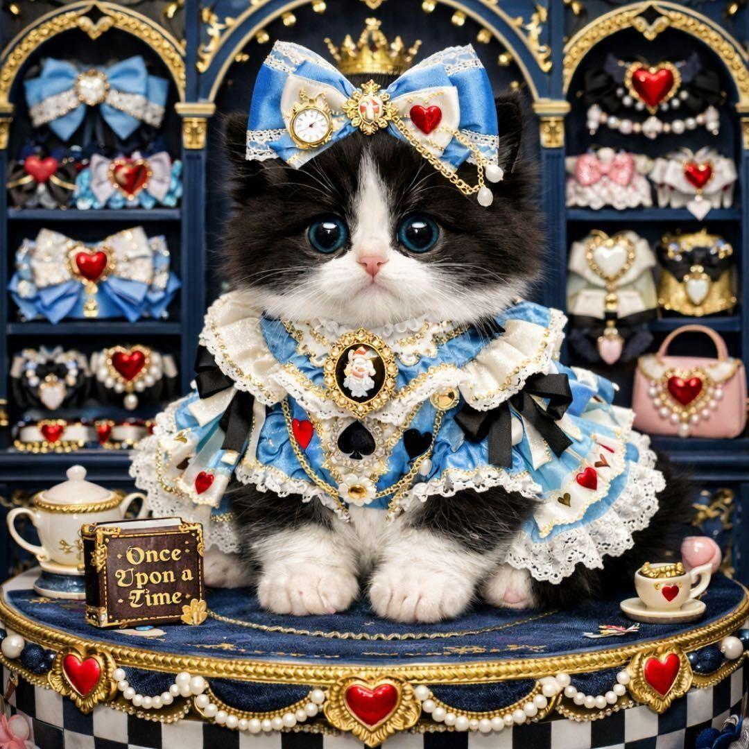 おしゃれなねこちゃんパネル生地　ハンドメイド　ミニバック