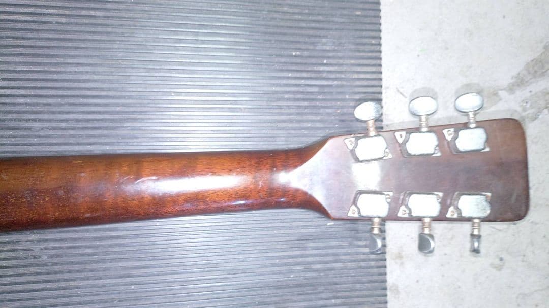 hodakaフォークギター、ジミー時田インレイ指板　ジャンク品