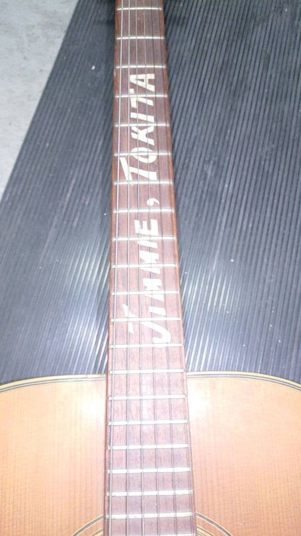 hodakaフォークギター、ジミー時田インレイ指板　ジャンク品