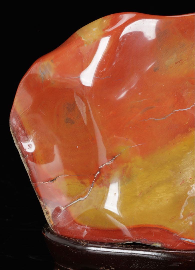 佐渡 赤玉石 黄色 赤玉 赤石 ジャスパー 原石 鑑賞石 自然石 水石 2kg