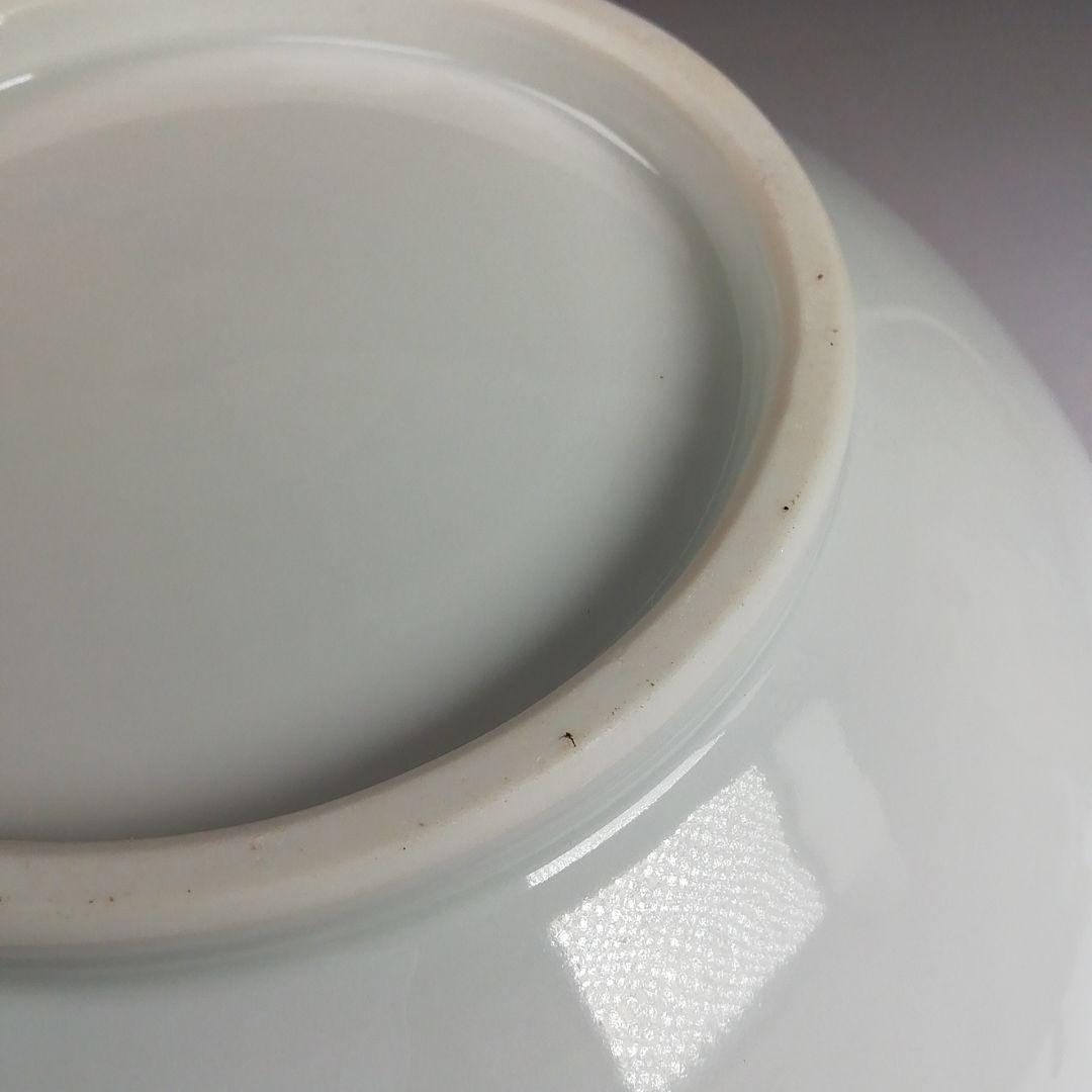 Ｗ３５３　菓子鉢　『白磁 楓文透』『手塚祥堂 造』　共箱　菓子器　茶道具