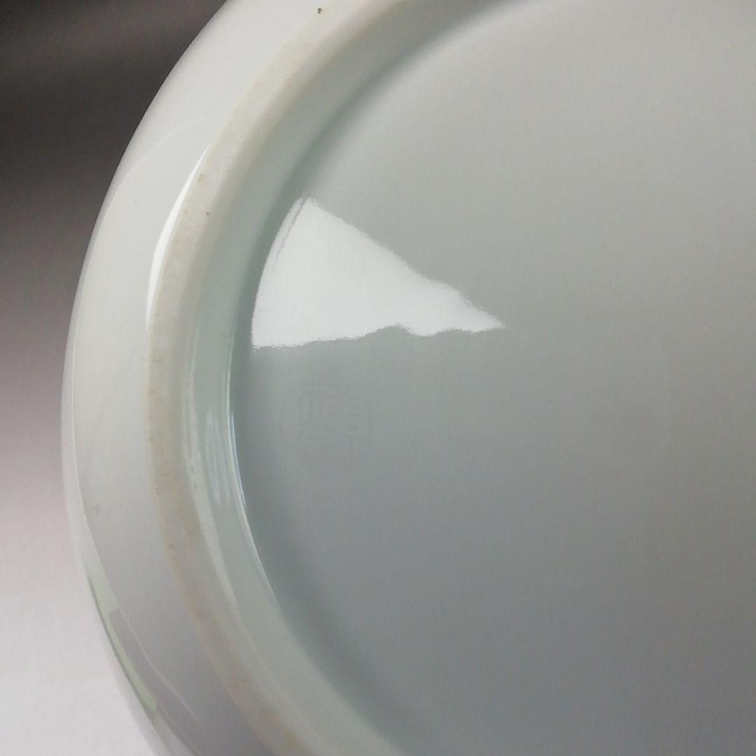 Ｗ３５３　菓子鉢　『白磁 楓文透』『手塚祥堂 造』　共箱　菓子器　茶道具