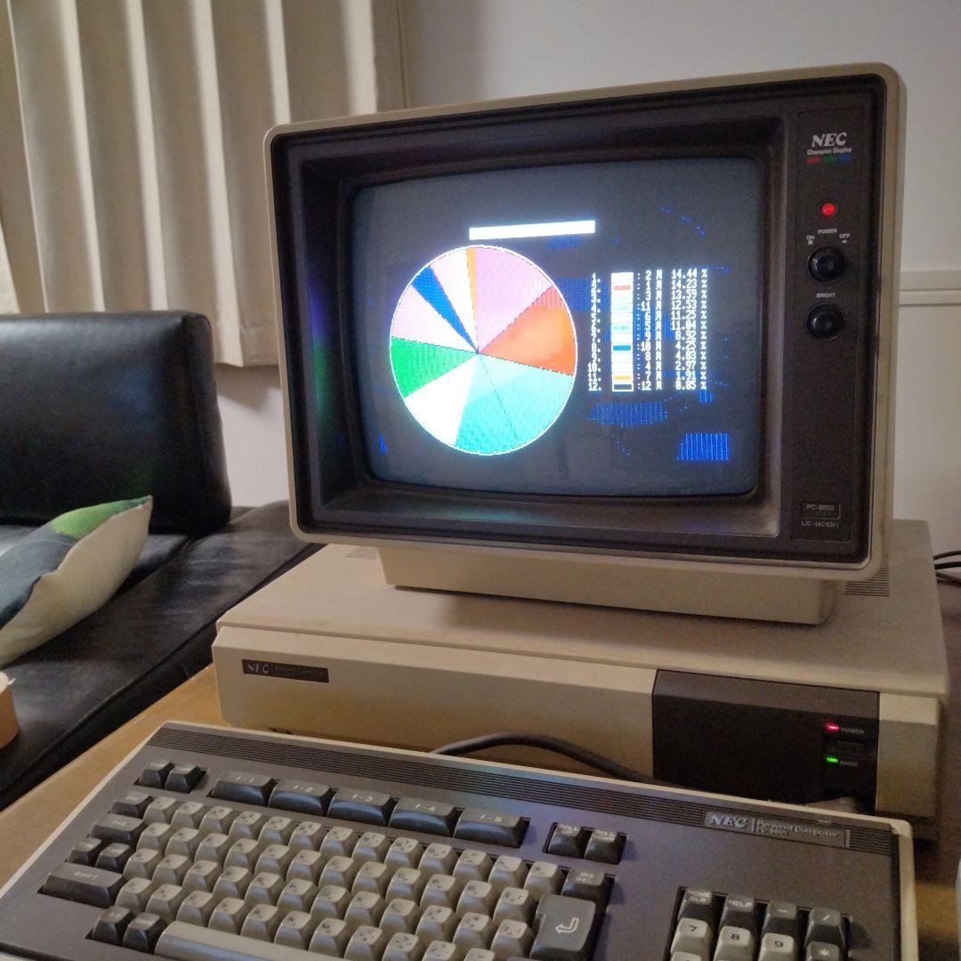 ■PC-8001/PC-8801用 カラー キャラクターディスプレイ 14\"