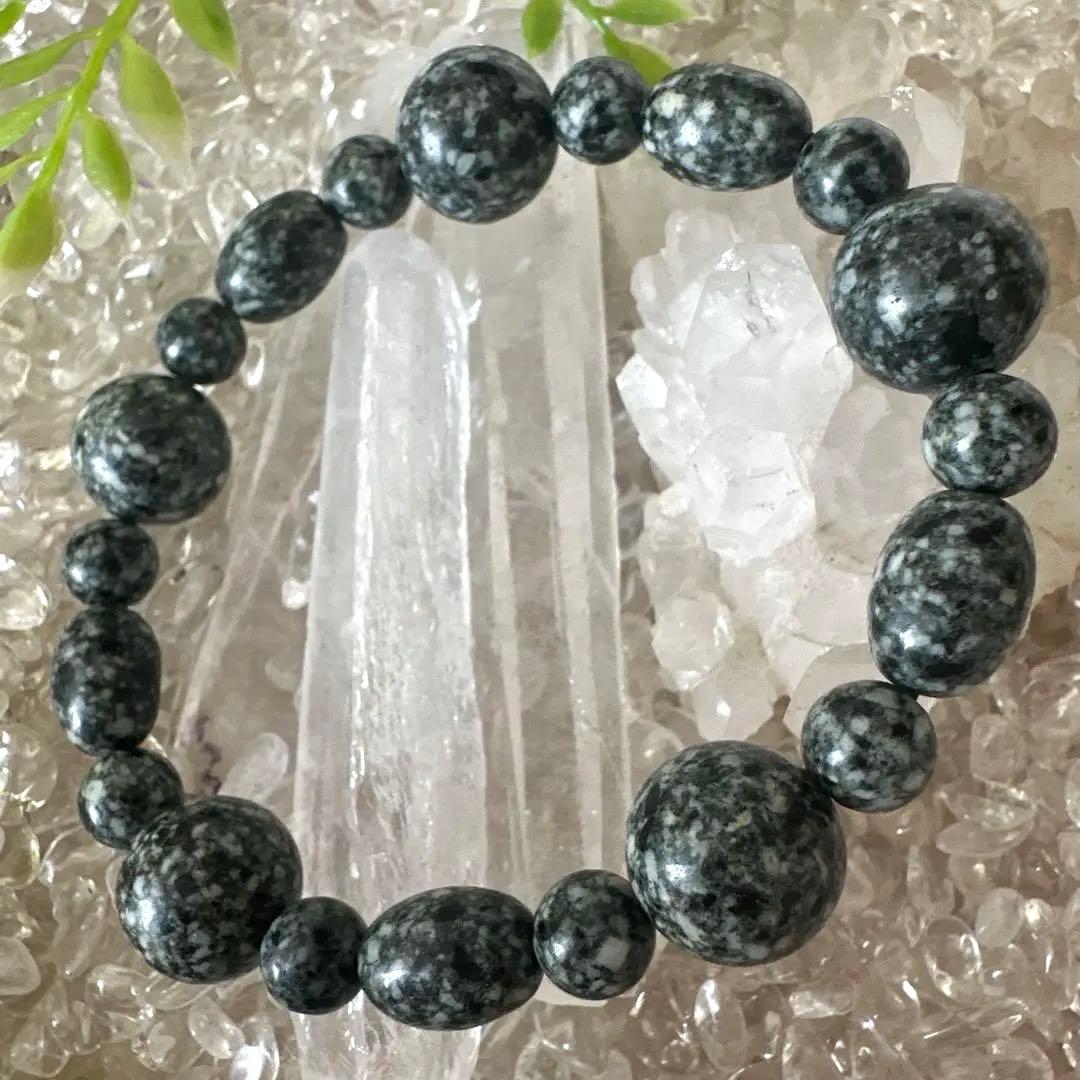 日本最高波動・遠野霊石　大珠14mm オーバルMix 高波動ブレスレット一点もの