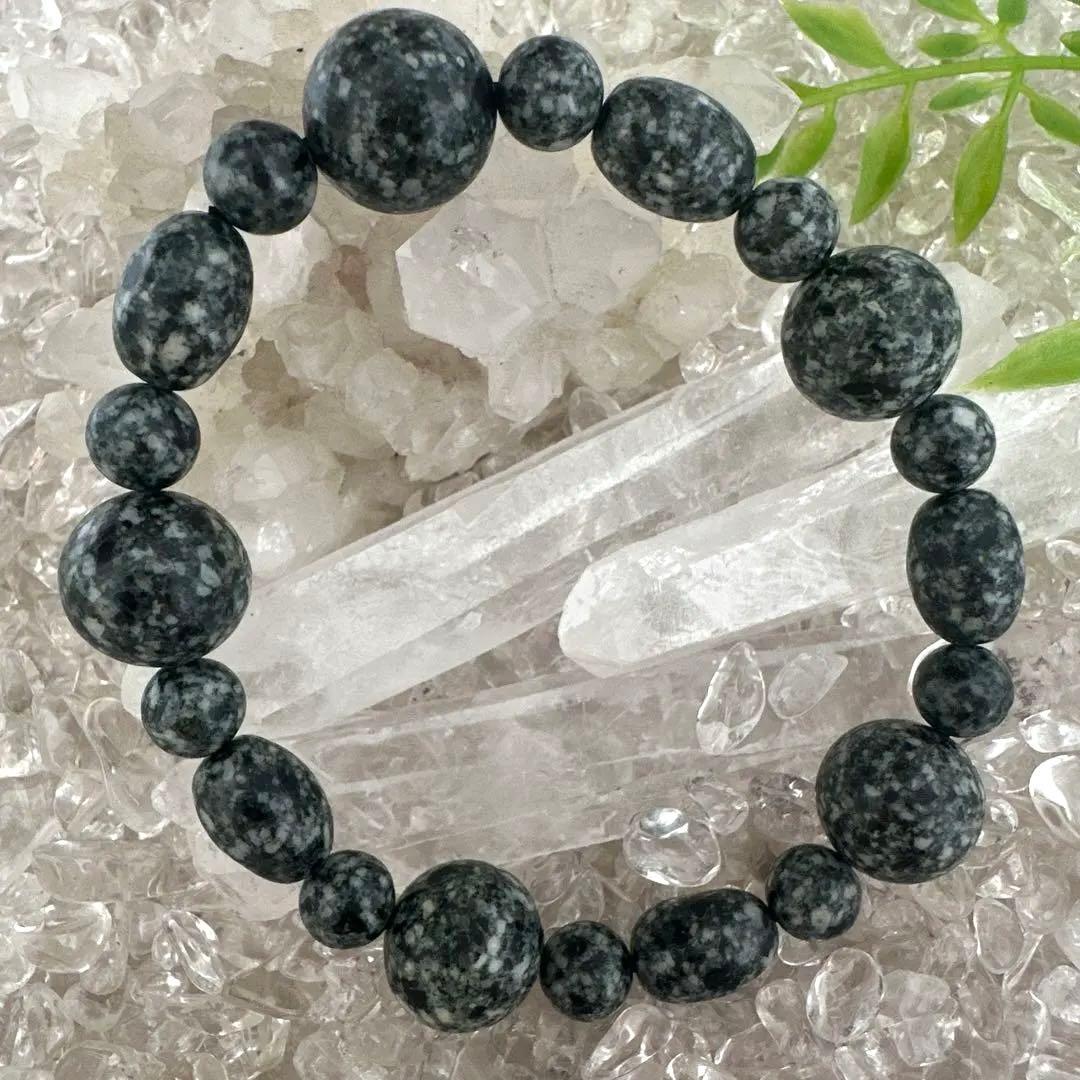 日本最高波動・遠野霊石　大珠14mm オーバルMix 高波動ブレスレット一点もの