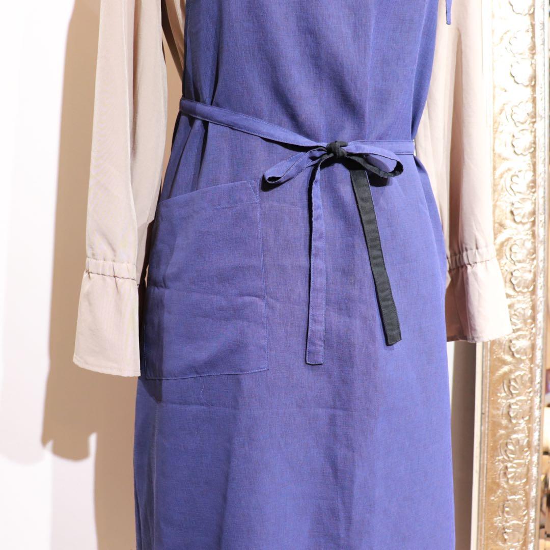 im product 日本エプロン協会　リバーシブルエプロン　ブラックorブルー