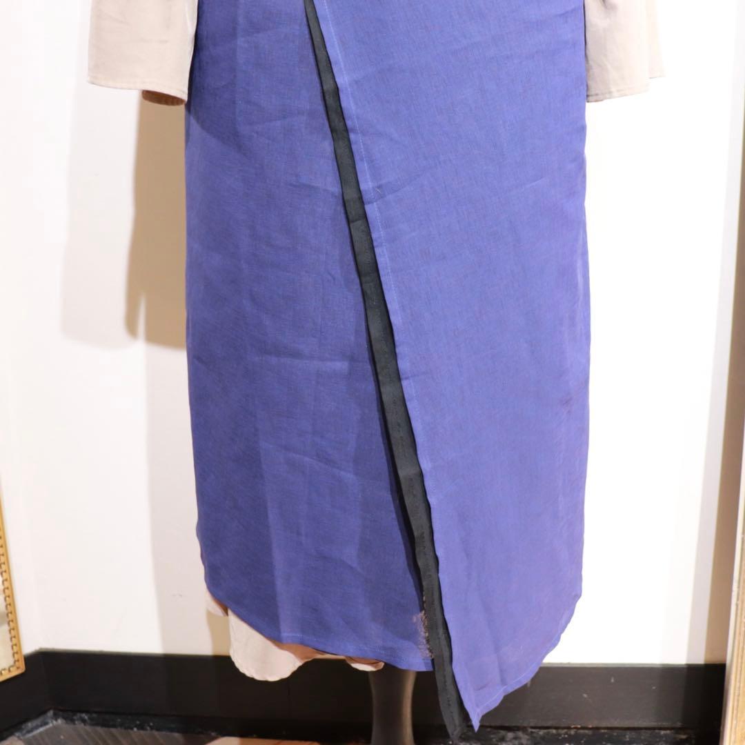 im product 日本エプロン協会　リバーシブルエプロン　ブラックorブルー