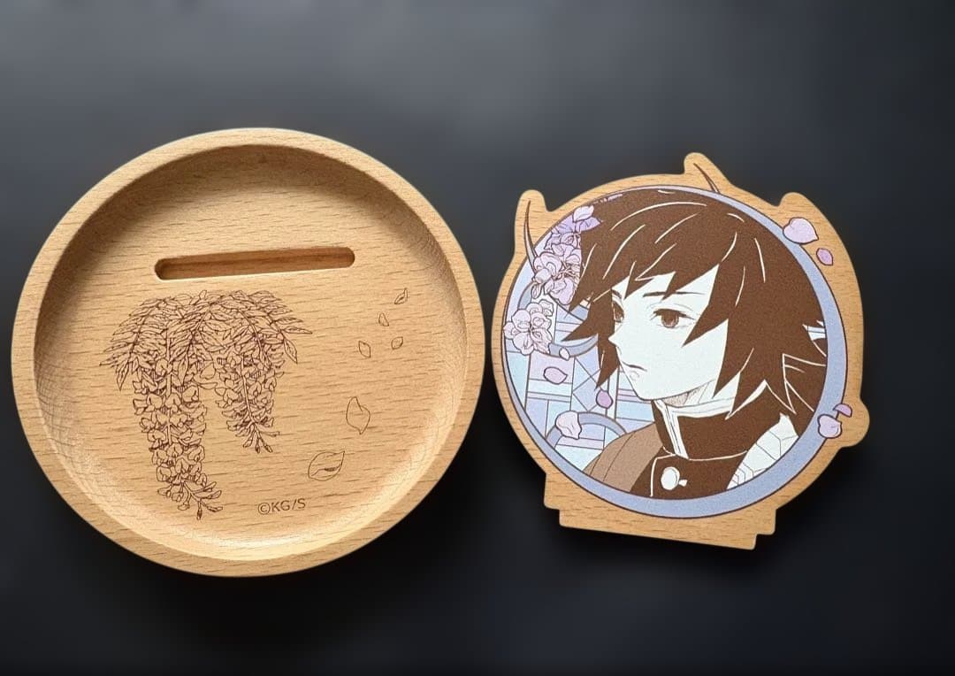 鬼滅の刃 原画展 木製トレイ 冨岡義勇