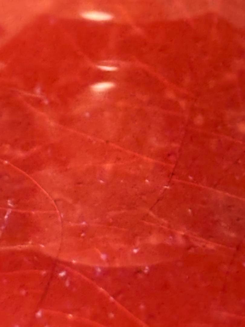 ゆゆ　中国古美術品　清の時代　紅釉　天球瓶　花瓶　高さ約18cm