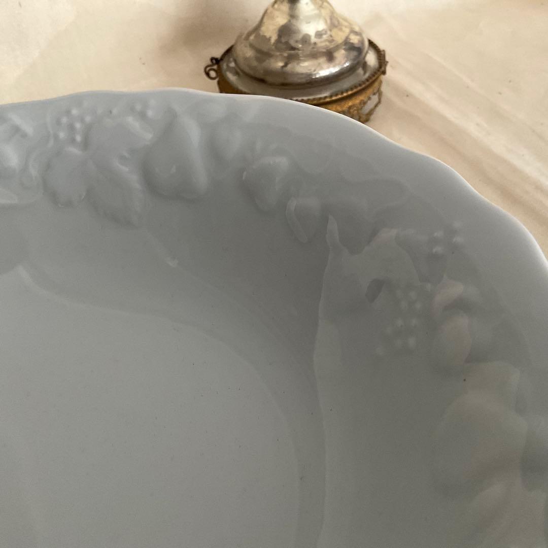 フランスアンティーク 高台コンポート皿　LIMOGES