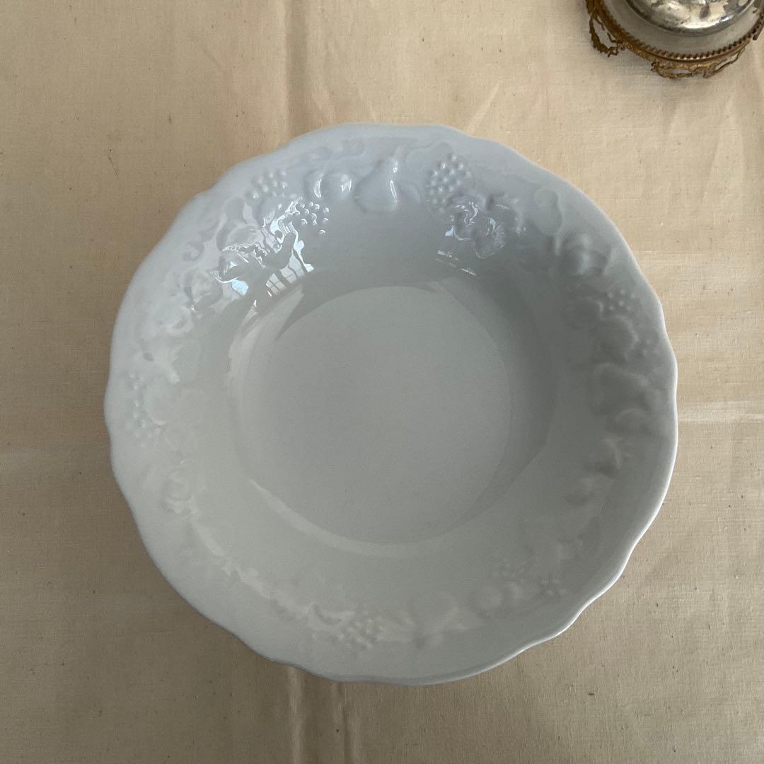 フランスアンティーク 高台コンポート皿　LIMOGES