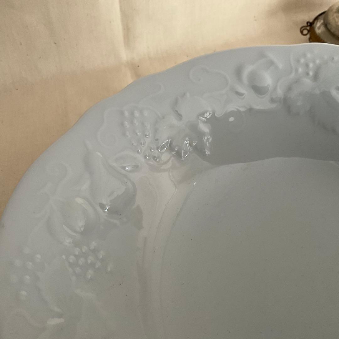 フランスアンティーク 高台コンポート皿　LIMOGES