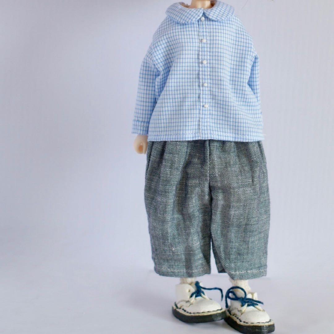 ブライスアウトフィット　シロクマニットベスト　シャツセット　グラフチェック