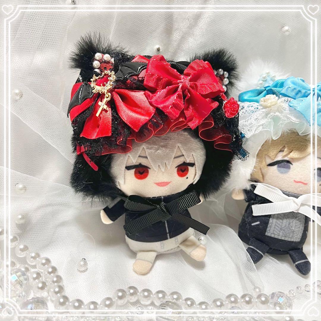 ぬい服　被り物　10cm~12cm にじぱぺ　裏地つき❤︎