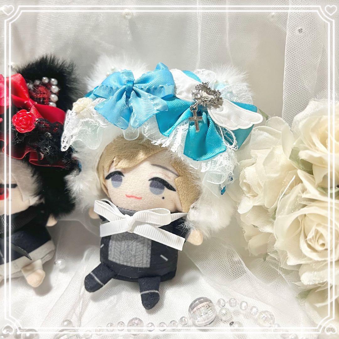 ぬい服　被り物　10cm~12cm にじぱぺ　裏地つき❤︎
