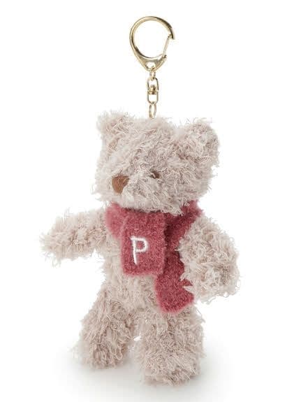 【未使用】ジェラートピケ ベア キーホルダー ６個