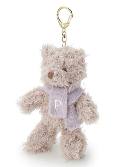 【未使用】ジェラートピケ ベア キーホルダー ６個