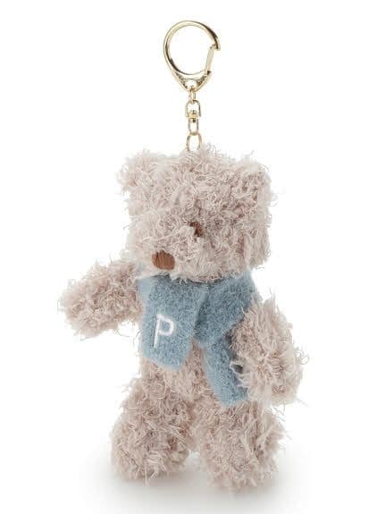 【未使用】ジェラートピケ ベア キーホルダー ６個