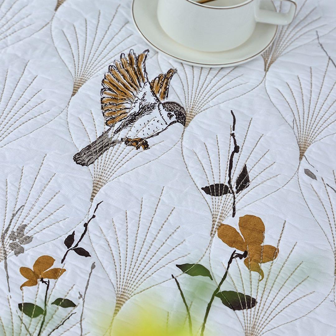 キルトベッドカバー3点セット綿マルチカバー キルティング 165