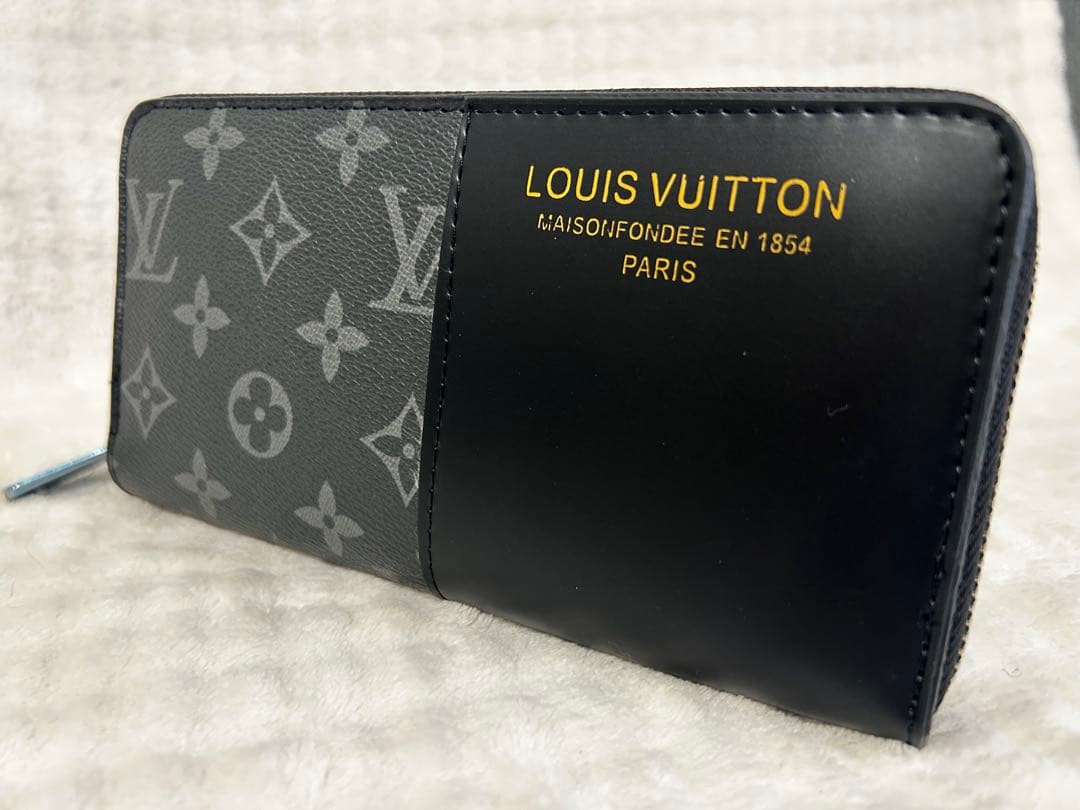 モノグラム長財布　ブラック　ノベルティ